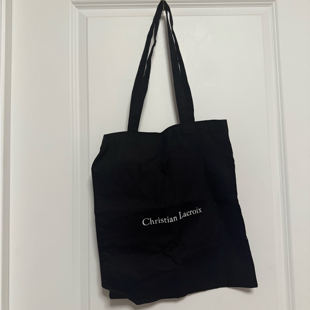 Christian Lacroix Black Tote Bag